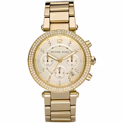 MICHAEL KORS Montre bracelet Femme MK5354 - Chronograhe - Quartz - Analogique - Doré
