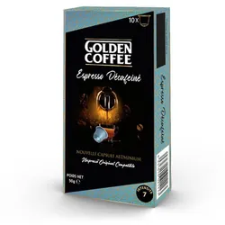 10 Capsules Golden Coffee Espresso Décaféine