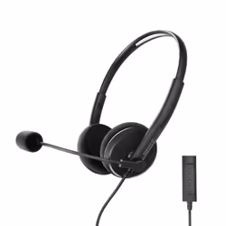 Energy Sistem Office 2+, Avec fil, Bureau/Centre d'appels, 20 - 20000 Hz, 75 g, Casque, Noir