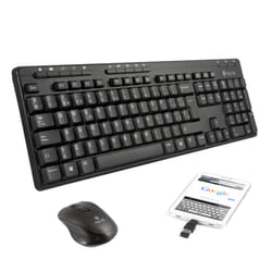 NGS Epsilon Kit clavier Souris incluse RF sans fil QWERTY Noir