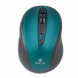 Evo Mute, 2.4GHz radio fréquence, 5 boutons, 800/1600 DPI, 2x AAA, Bleu