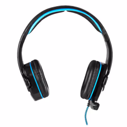 NGS GHX-505 écouteur/casque Avec fil Arceau Jouer Noir, Bleu - Vue supplémentaire 3