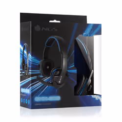 NGS GHX-505 écouteur/casque Avec fil Arceau Jouer Noir, Bleu - Vue supplémentaire 5