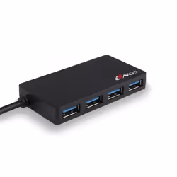 NGS iHub 3.0 USB 3.2 Gen 1 (3.1 Gen 1) Type-A 5000 Mbit/s Noir