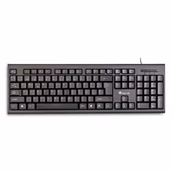 NGS Funky V2, Taille réelle (100 %), Avec fil, USB, QWERTY, Noir