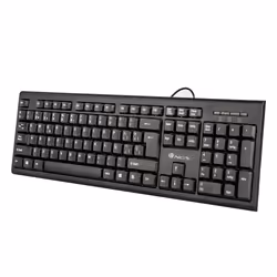 NGS Funky V2 clavier USB QWERTY Espagnole Noir