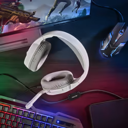 NGS GHX-515 Casque Avec fil Arceau Jouer USB Type-A Blanc - Vue supplémentaire 11