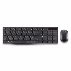 NGS ALLUREKITFRENCH, Full-size (100%), RF sans fil, QWERTY, Noir, Souris incluse