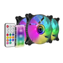 Mars Gaming MF3DKIT système de refroidissement d’ordinateur Boitier PC Ventilateur 12 cm Noir 3 pièce(s)