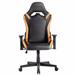 Mars Gaming MGC-PRO, Siège rembourré, Dossier rembourré, Noir, Orange, Noir, Orange, Simili-cuir, Polyuréthane (PU), Polyviny ...