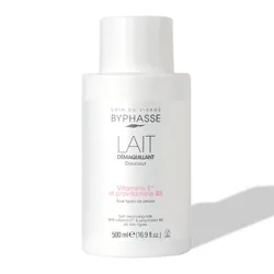 BYPHASSE LAIT DEMAQUILLANT DOUCEUR "POMPE" 500ML