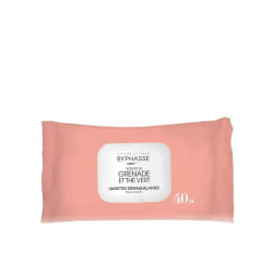 BYPHASSE LINGETTES DEMAQUILLANTES GRENADE ET THE VERT BT/40