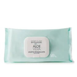 BYPHASSE LINGETTES DEMAQUILLANTES ALOE VERA 40 UNITES