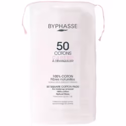 BYPHASSE 50 Carres A Demaquiller démaquillent facilement et enlèvent les impuretés. Un coté pour nettoyer votre visage avec l ...