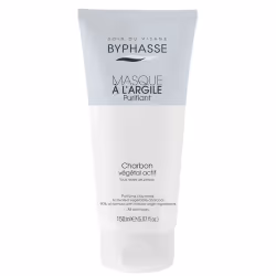 Le masque à l’argile Purifiant Byphasse contient du charbon végétal actif connu pour ses propriétés purifiantes et son effica ...