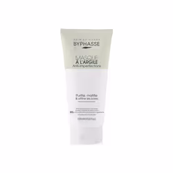 Le masque à l’argile Anti-imperfections Byphasse contient de l’extrait de feuilles de buchu, plante sud-africaine riche en fl ...