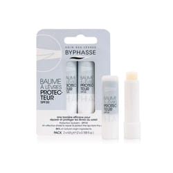 BYPHASSE BAUME LÈVRES HYDRATANT REPARE ET PROTEGE SPF 30 (2X4,8GR)