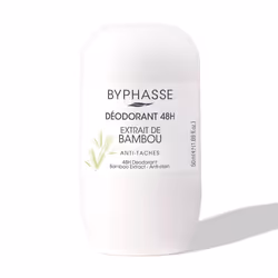 Le déodorant 48H BYPHASSE à l'extrait de bambou et à l'action anti-transpirante offre un aller simple pour les luxuriantes fo ...