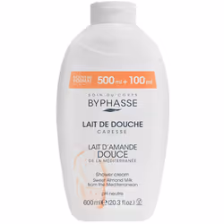 Lait de douche au lait d'amande douce BYPHASSE vous offre une expérience sensorielle intense. Un lait onctueux qui nettoie en ...