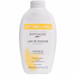Lait de douche Byphasse à l'extrait de fleur de vanille apporte tous les bienfaits nécessaires à votre peau pour une douche t ...