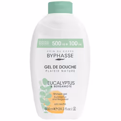 Gel douche Plaisir Nature à l’extrait d'eucalyptus et de bergamote apporte tous les bienfaits nécessaires à votre peau pour u ...