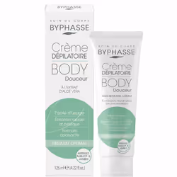 BYPHASSE CREME DEPILATOIRE ALOE VERA EFFET CALMANT 125ML