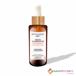 Le sérum illuminateur Byphasse redonne l’éclat naturel pour une peau lumineuse et radieuse tout en réduisant les signes de l’ ...