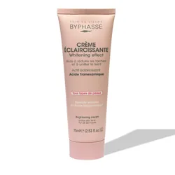 BYPHASSE CREME VISAGE ECLAIRCISSANTE WHITENING EFFECT TOUS TYPES DE PEAUX 75ML