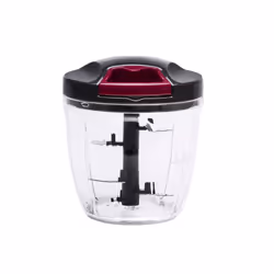 JATA HMAQ4506, Noir, Rouge, Transparent, Acier inoxydable, 0,9 L, 140 mm, 12,5 cm, 290 g
