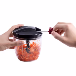 JATA HMAQ4506 ustensile pour râper et émincer Noir, Rouge, Transparent - Vue supplémentaire 6