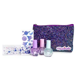 Martinelia - Kit Vernis à Ongles fillette + Motif Galaxy Dreams + Trousse
