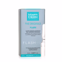 MARTIDERMThe OriginalsFlashPeau éblouissante et action anti-fatigue immédiateµAcide hyaluronique, silice, protéines à effet t ...