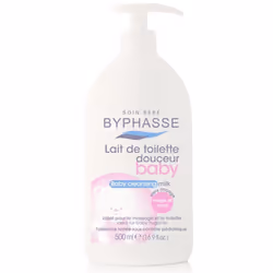 Le lait de toilette bébé BYPHASSE visage et corps contient des ingrédients doux spécialement sélectionnés pour le soin de la ...