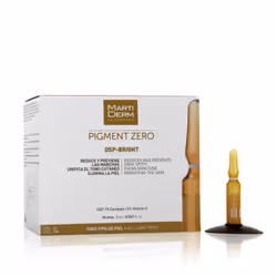 Le sérum facial MartiDerm Pigment Zero DSP-BRIGHT est un produit à teneur élevée en substances actives. Il constitue donc un soin de luxe pour votre visage.