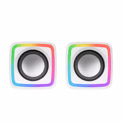 Mars Gaming MSCUBEW haut-parleur Blanc Avec fil 8 W