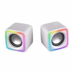 Mars Gaming MSCUBEW haut-parleur Blanc Avec fil 8 W