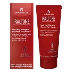 Iraltone shampoing fortifiant qui stimule la croissance, contrôle la chute et renforce la racine des cheveux.