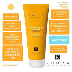 KUORA ECRAN CORPOREL SPF50+ 200ML