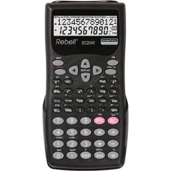 Rebell SC2040 calculatrice Poche Calculatrice scientifique Noir