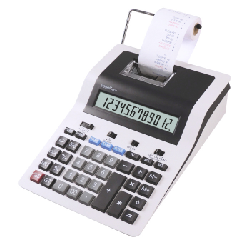 Calculatrice imprimante Rebell-PDC30-WB blanc/noir