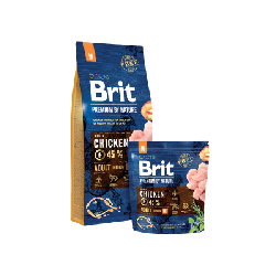 Brit Premium by Nature Adult M 15 kg Adulte Pomme, Poulet, Maïs
