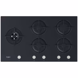 Plaque de cuisson Whirlpool 5 feux 75cm noir avec thermocouple - GOA 925/NB