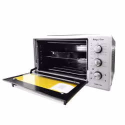 Four Electrique MAGIC GAS - Volume: 48 Litres - Puissance: 1300 Watts - Chaleur tournante - Thermostat Réglable - Turbo Grill ...