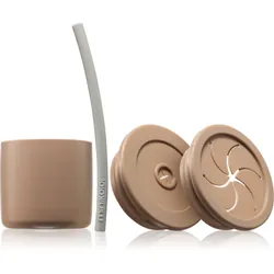 Minikoioi Sip+Snack Set Bubble Beige / Powder Grey