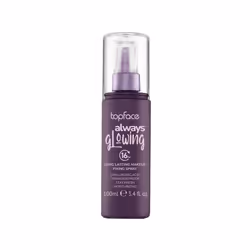 Prolongez la tenue de votre maquillage avec le Topface Fixateur Spray Always Glowing. Obtenez un fini éclatant et lumineux qu ...