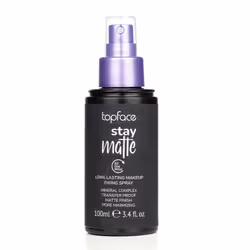 Vous rêvez d'un maquillage parfait toute la journée ? Voici un petit secret : utilisez le spray fixateur Stay Matte de TopFac ...