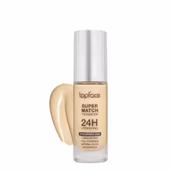 Topface Super Match Foundation est un fond de teint fluide conçu pour offrir une couvrance modulable et un fini naturel. Ce p ...