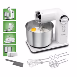 Batteur pliable Kiwi KMX-3633- Puissance 300W - 6 vitesses réglables - Interrupteur - 3 différents types d'accessoires de mél ...