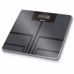 Pèse personne Aprilla  - Capacité de poids maximum: 150 kg - Verre trempé - précision Écran OLED Indicateur de charge faible  ...