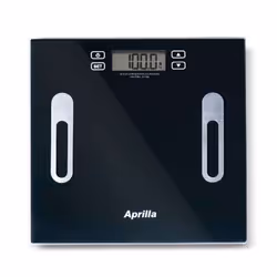 Pèse personne Aprilla - verre trempé - Capteur de mesure de haute précision - Capacité de charge maximale: 150 kg - Écran LCD ...